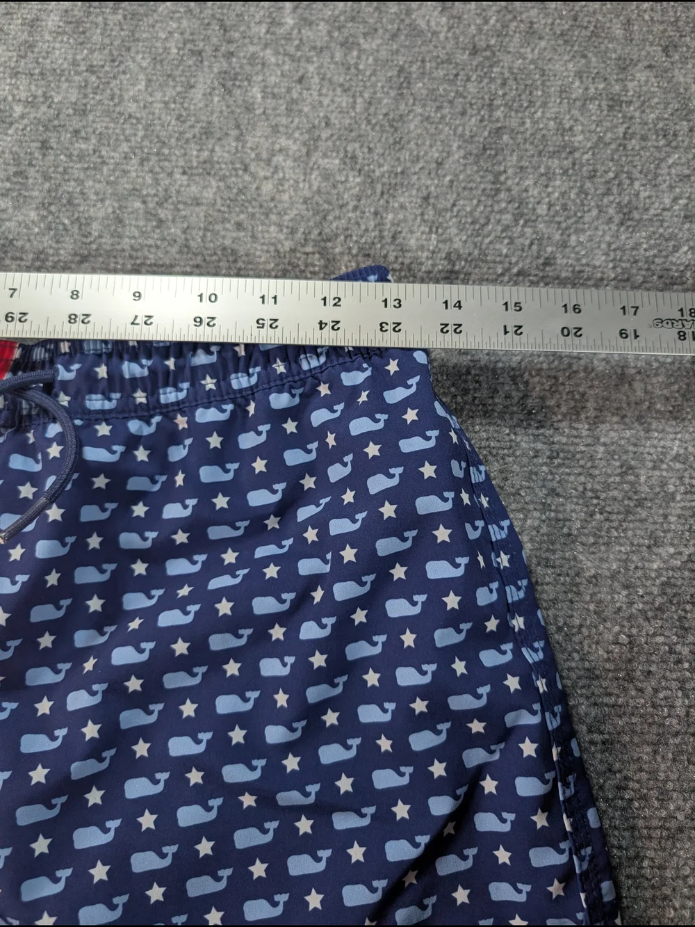 Vineyard Vines Boy's Red & Navy Two-Panel Swim Shorts